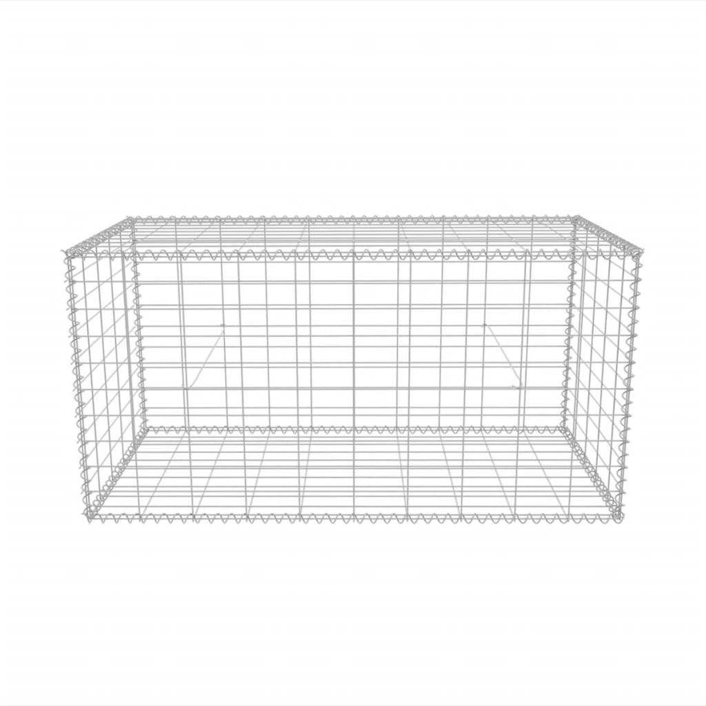 Panier de gabion Acier galvanisé 100x50x50 cm