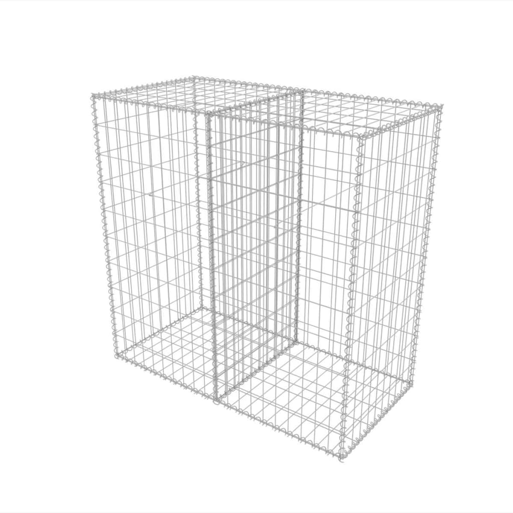 Gabion basket Galvanized steel 100x50x100 cm