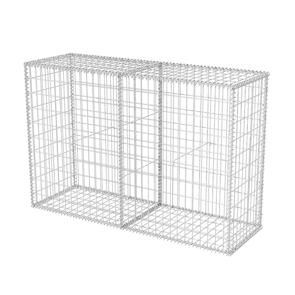 Panier de gabion Acier galvanisé 150x50x100 cm