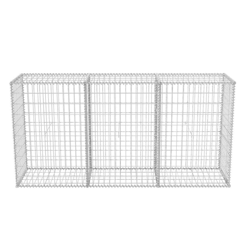 Gabion basket Galvanized steel 200x50x100 cm