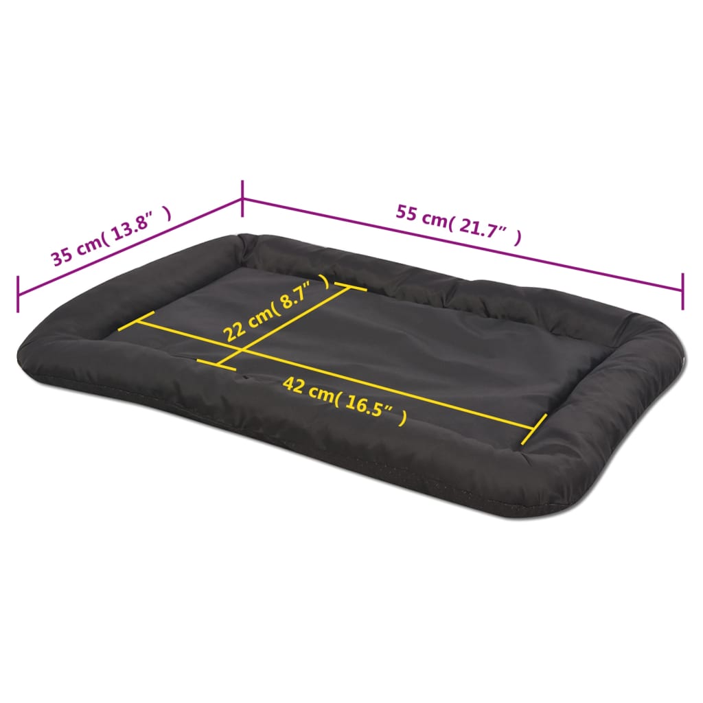 Matelas pour chiens Taille M Noir