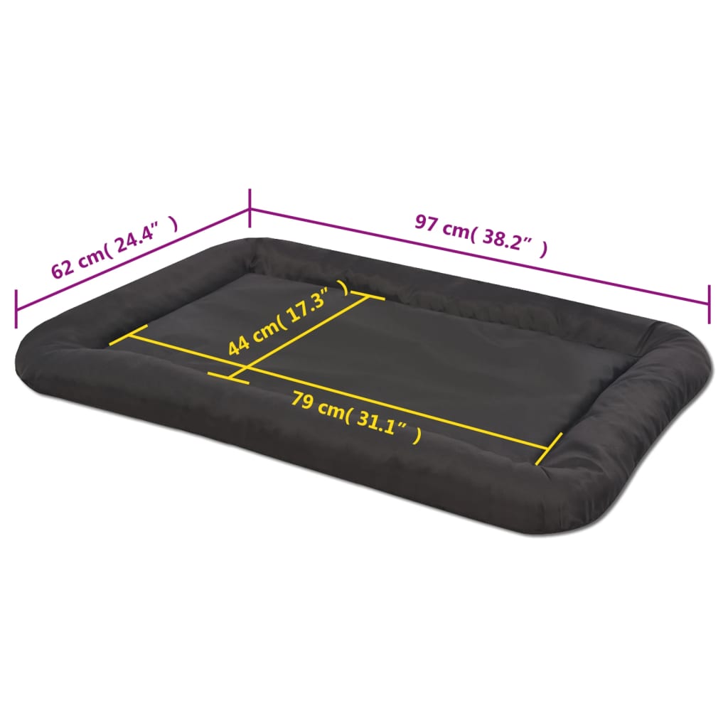 Matelas pour chiens Taille XXL Noir