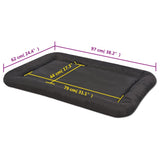 Matelas pour chiens Taille XXL Noir