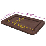 Matelas pour chiens Taille XL Marron