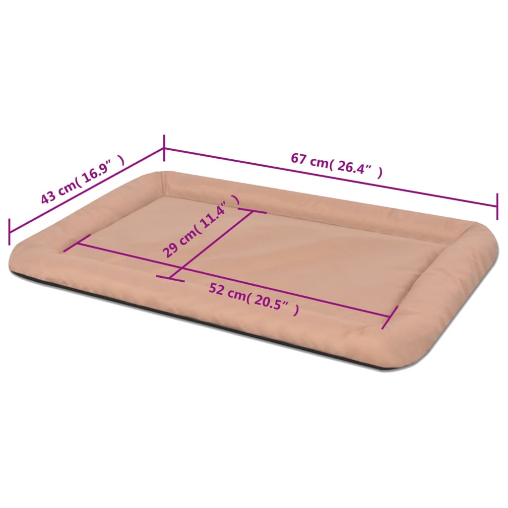 Matelas pour chiens Taille L Beige