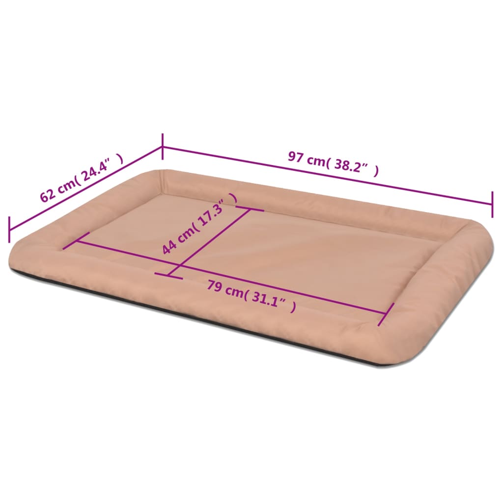 Matelas pour chiens Taille XXL Beige