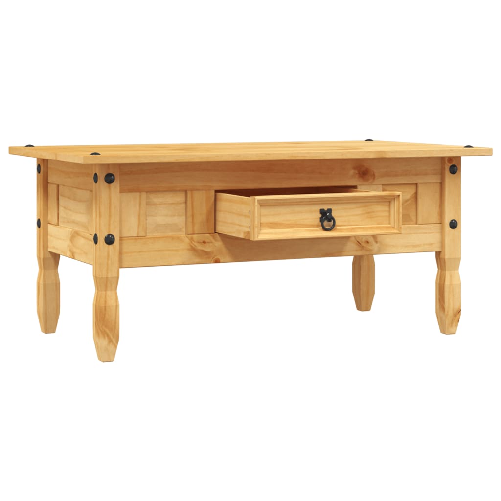 Table basse Pin mexicain Gamme Corona 100 x 55 x 44 cm