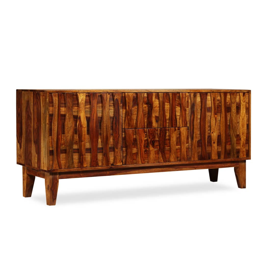 Solid wood sideboard 160x45x70 cm