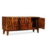 Solid wood sideboard 160x45x70 cm