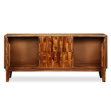 Solid wood sideboard 160x45x70 cm