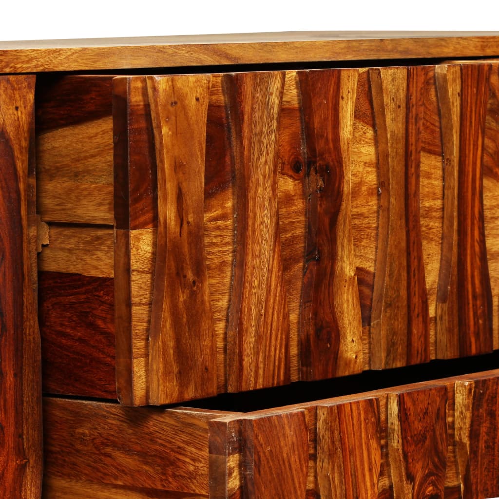 Solid wood sideboard 160x45x70 cm