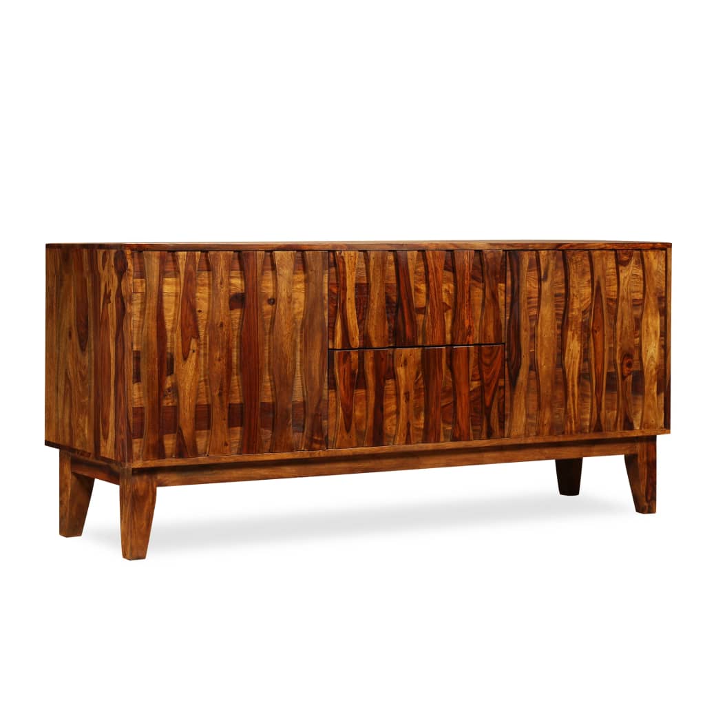 Solid wood sideboard 160x45x70 cm