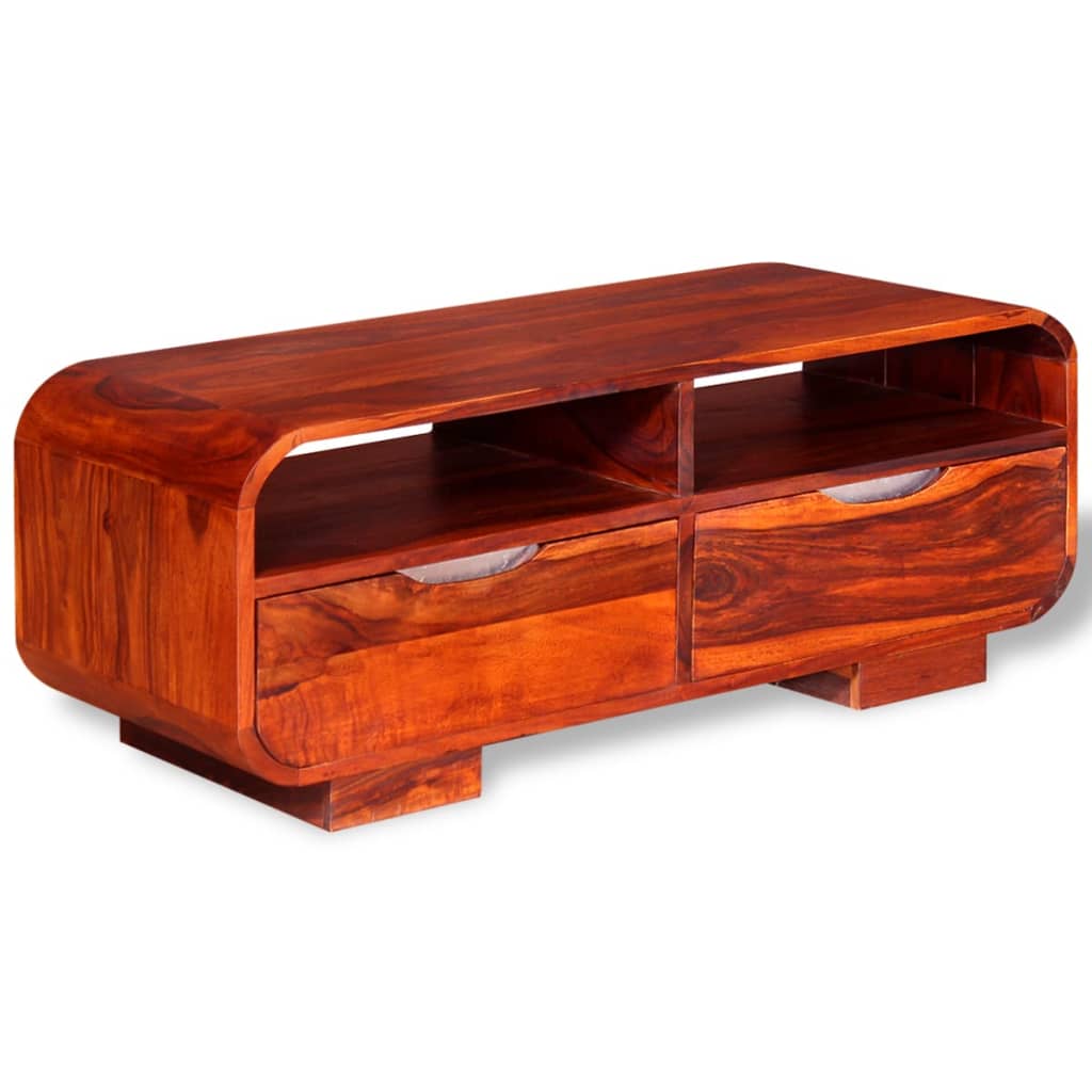 Couchtisch Massivholz 90x40x35 cm