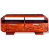 Couchtisch Massivholz 90x40x35 cm