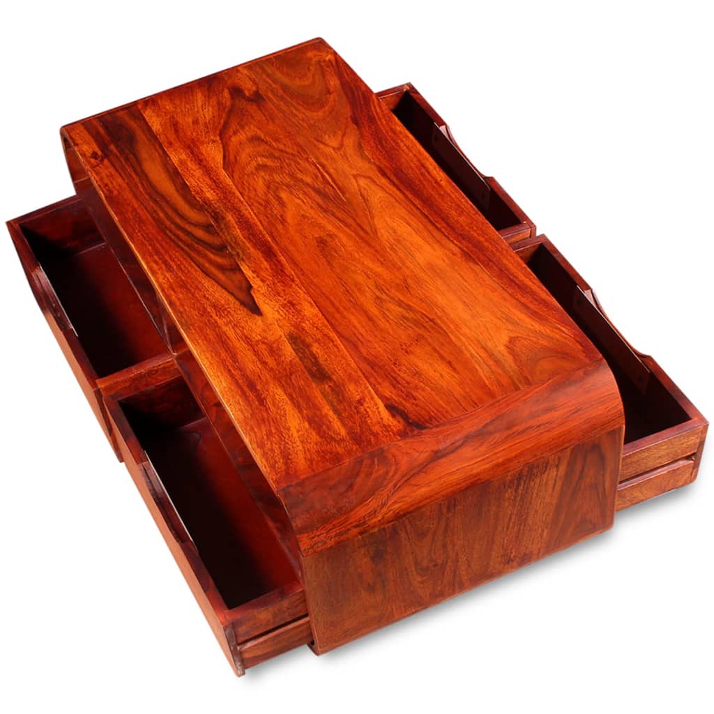 Couchtisch Massivholz 90x40x35 cm