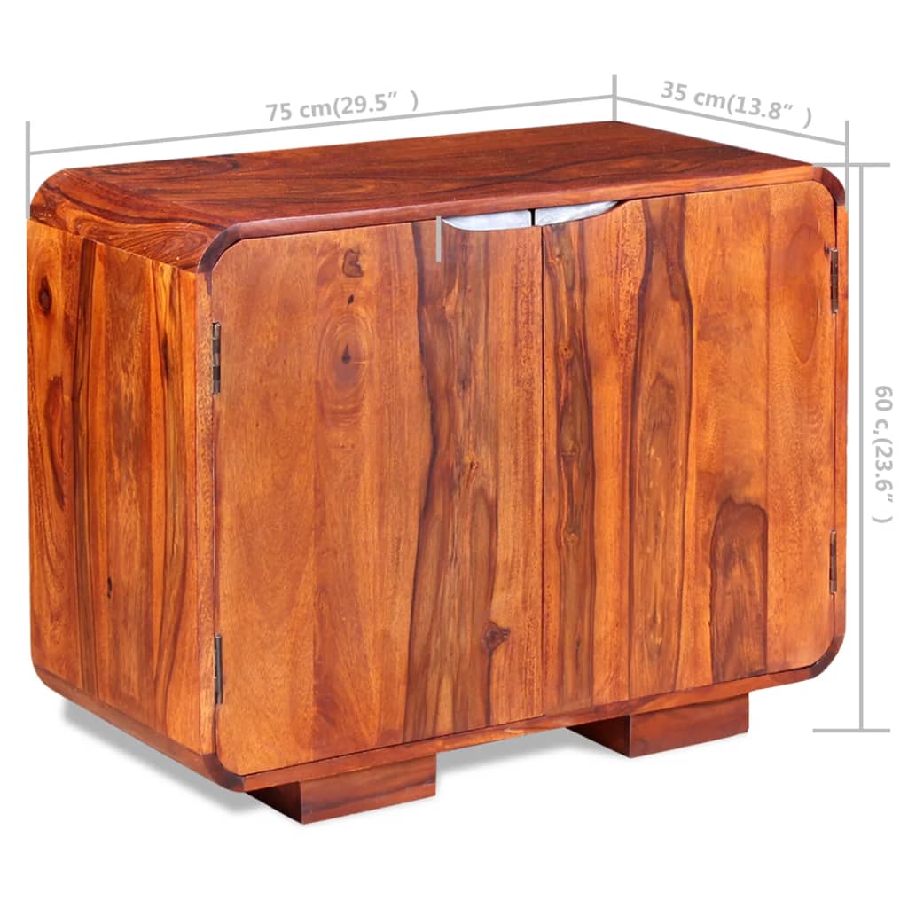 Buffet Bois massif 75x35x60 cm