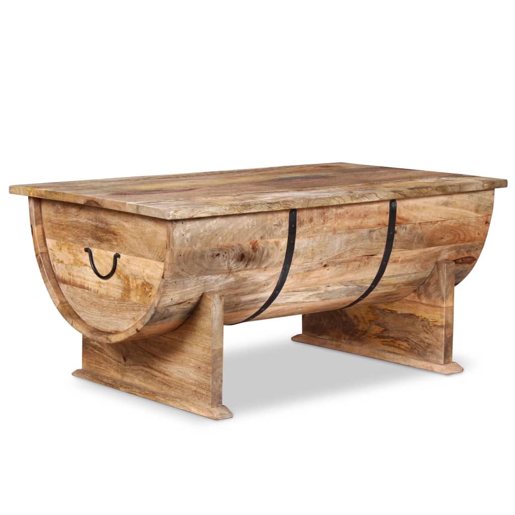 Table basse Bois de manguier massif 88x50x40 cm