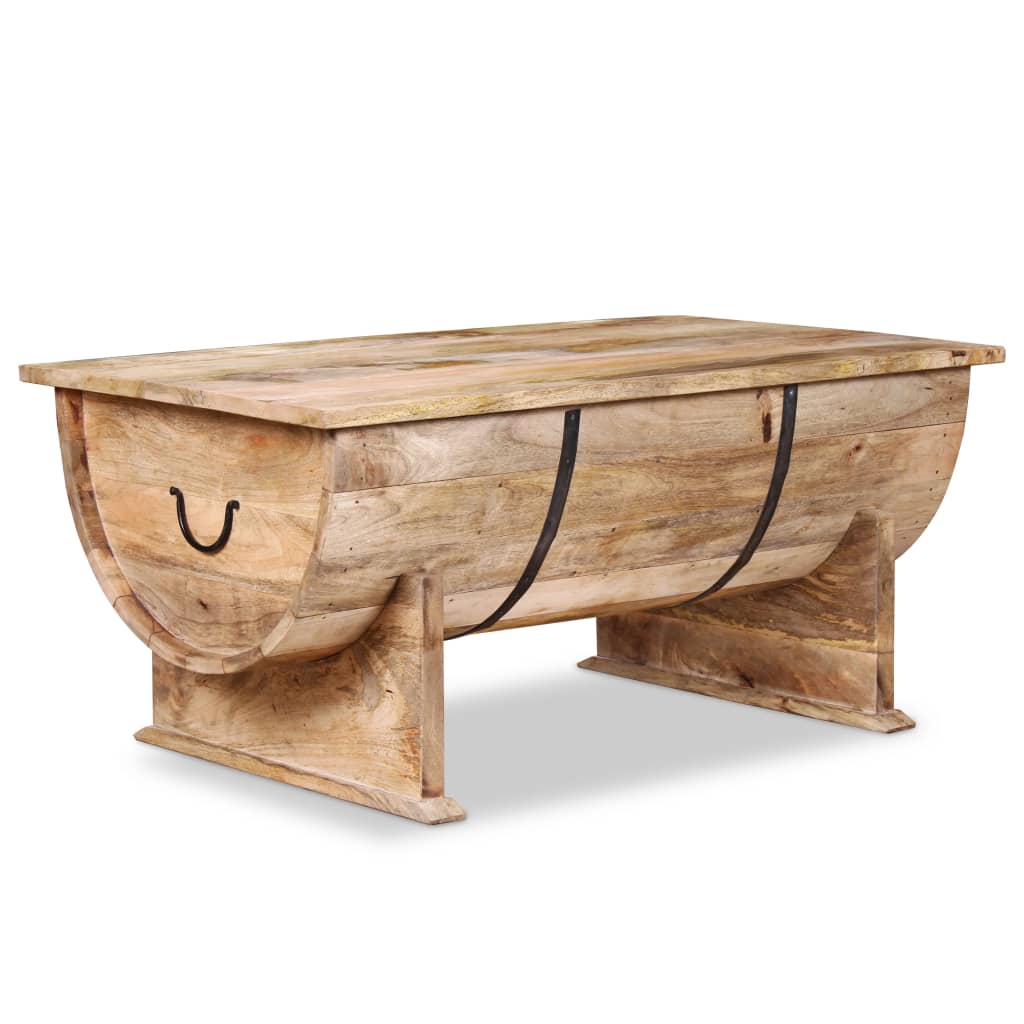 Couchtisch Massives Mangoholz 88x50x40 cm