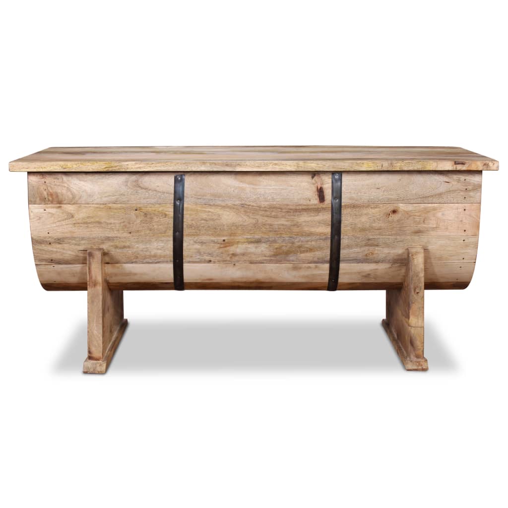 Table basse Bois de manguier massif 88x50x40 cm