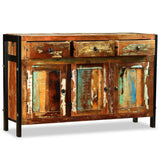 Buffet Bois de récupération massif 120x35x76 cm