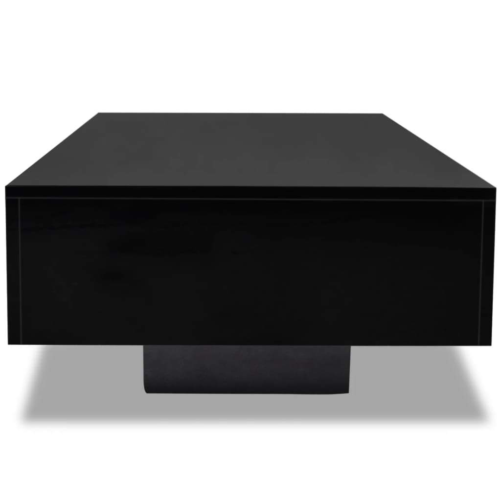 Table basse Haute brillance Noir