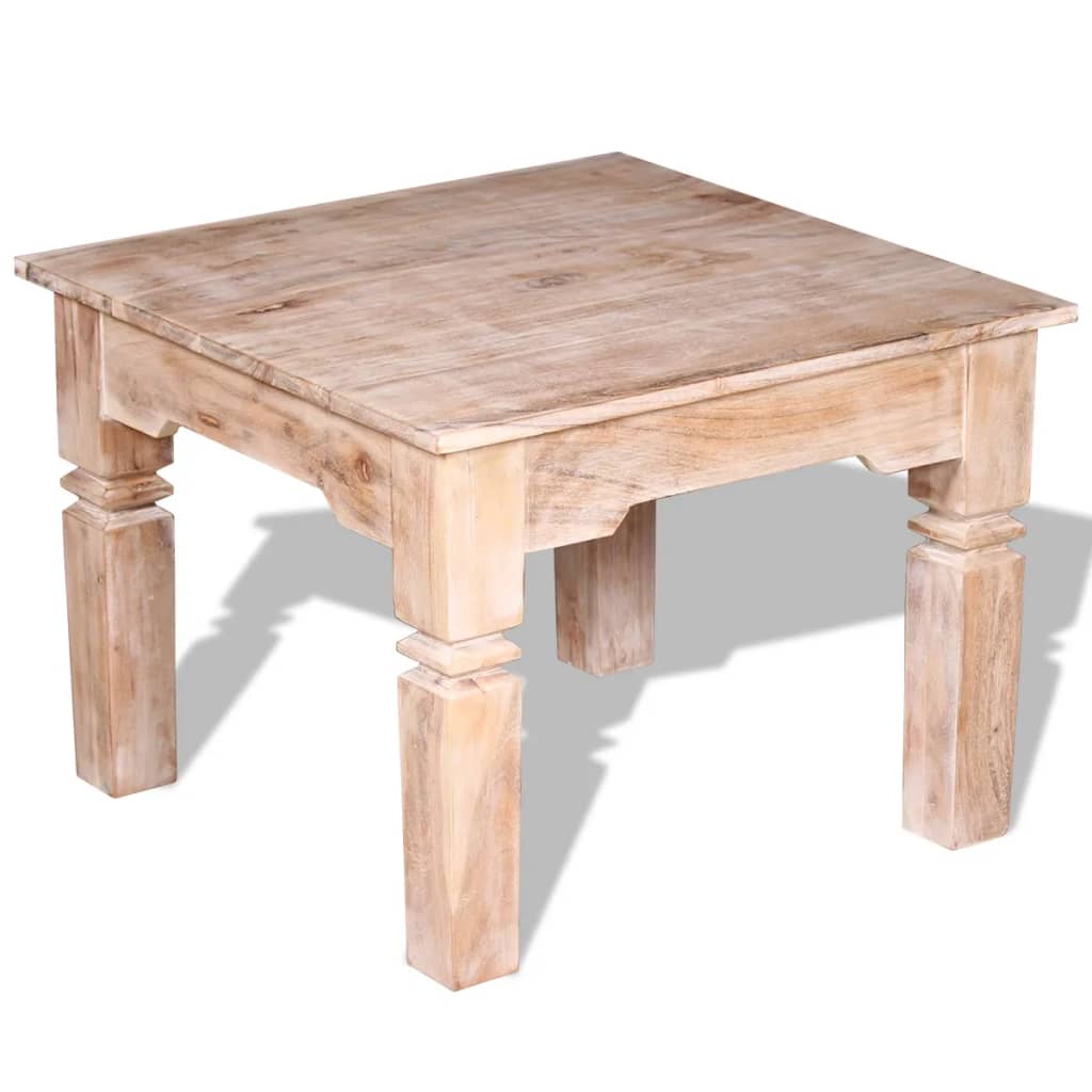 Table basse Bois d'acacia 60x60x45 cm