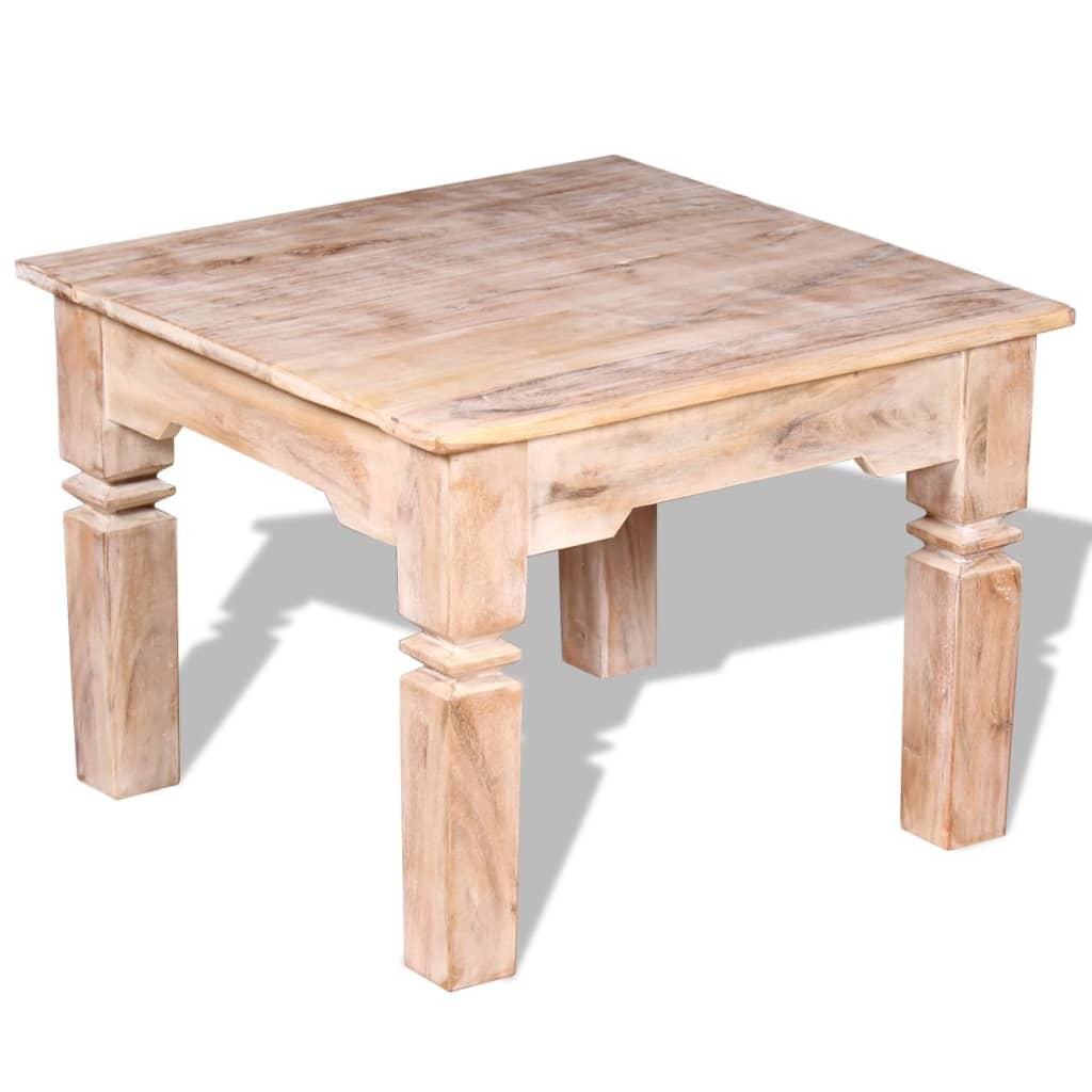 Table basse Bois d'acacia 60x60x45 cm