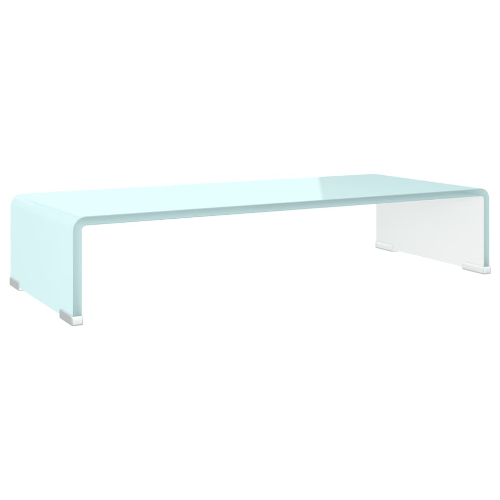 Meuble TV/Support pour moniteur 60x25x11 cm verre vert