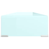 Meuble TV/Support pour moniteur 120x30x13 cm verre vert