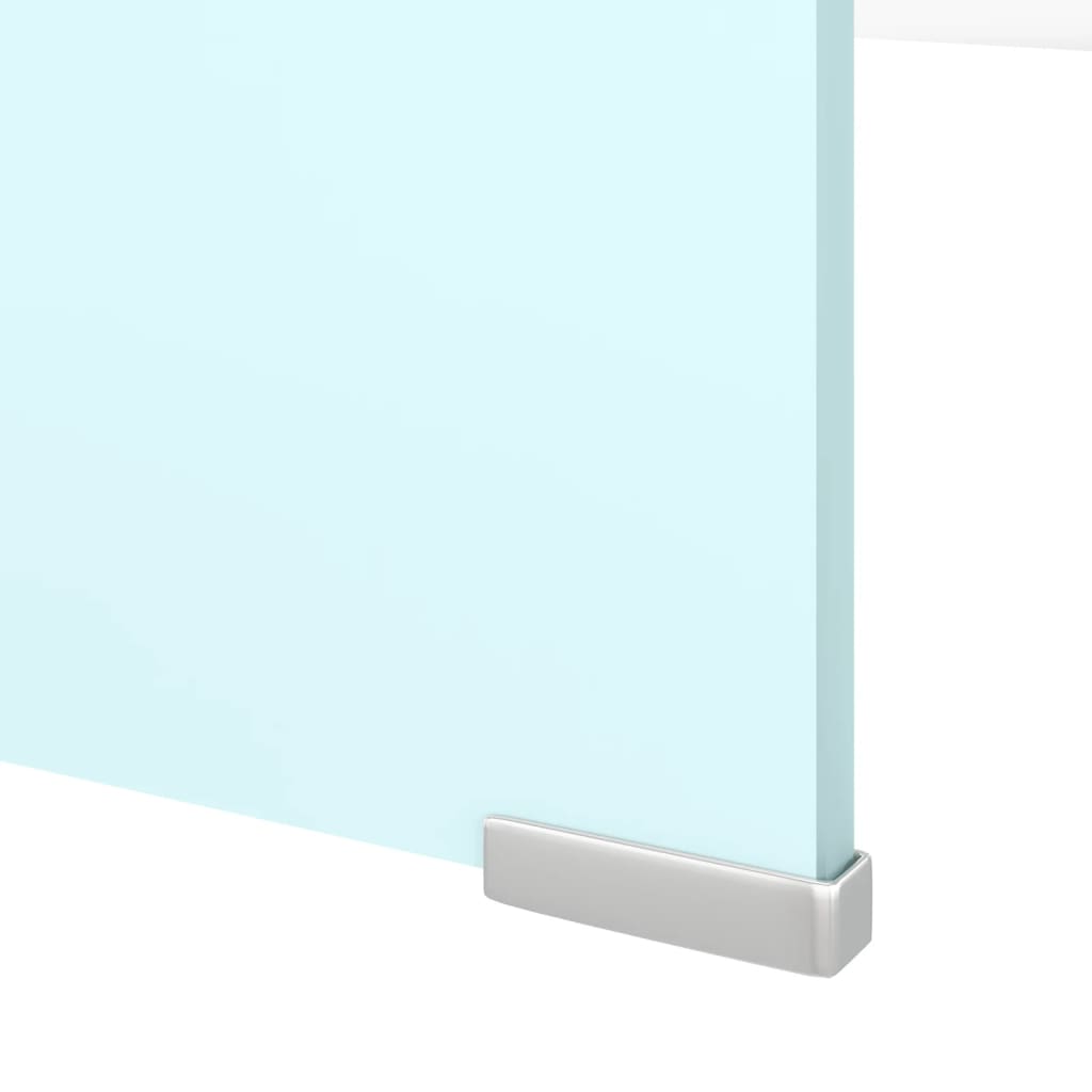 Meuble TV/Support pour moniteur 120x30x13 cm verre vert