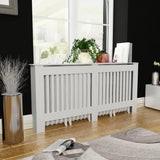 Cache-radiateur Blanc MDF 172 cm