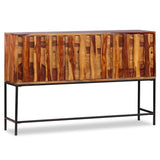 Solid wood sideboard 120x30x80 cm