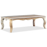 Table basse Bois massif 110x60x35 cm