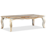 Table basse Bois massif 110x60x35 cm