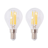 Lampe murale avec 2 ampoules LED à incandescence 2 pcs 8 W