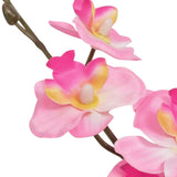 Künstliche Pflanze mit Orchideentopf 30 cm Rosa