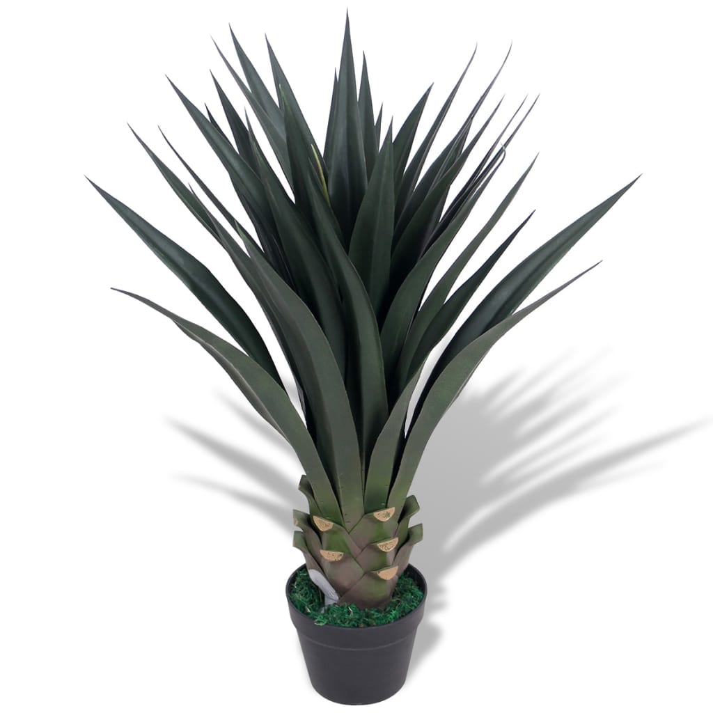 Künstliche Pflanze mit Topf Yucca 85 cm Grün