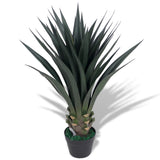 Künstliche Pflanze mit Topf Yucca 85 cm Grün