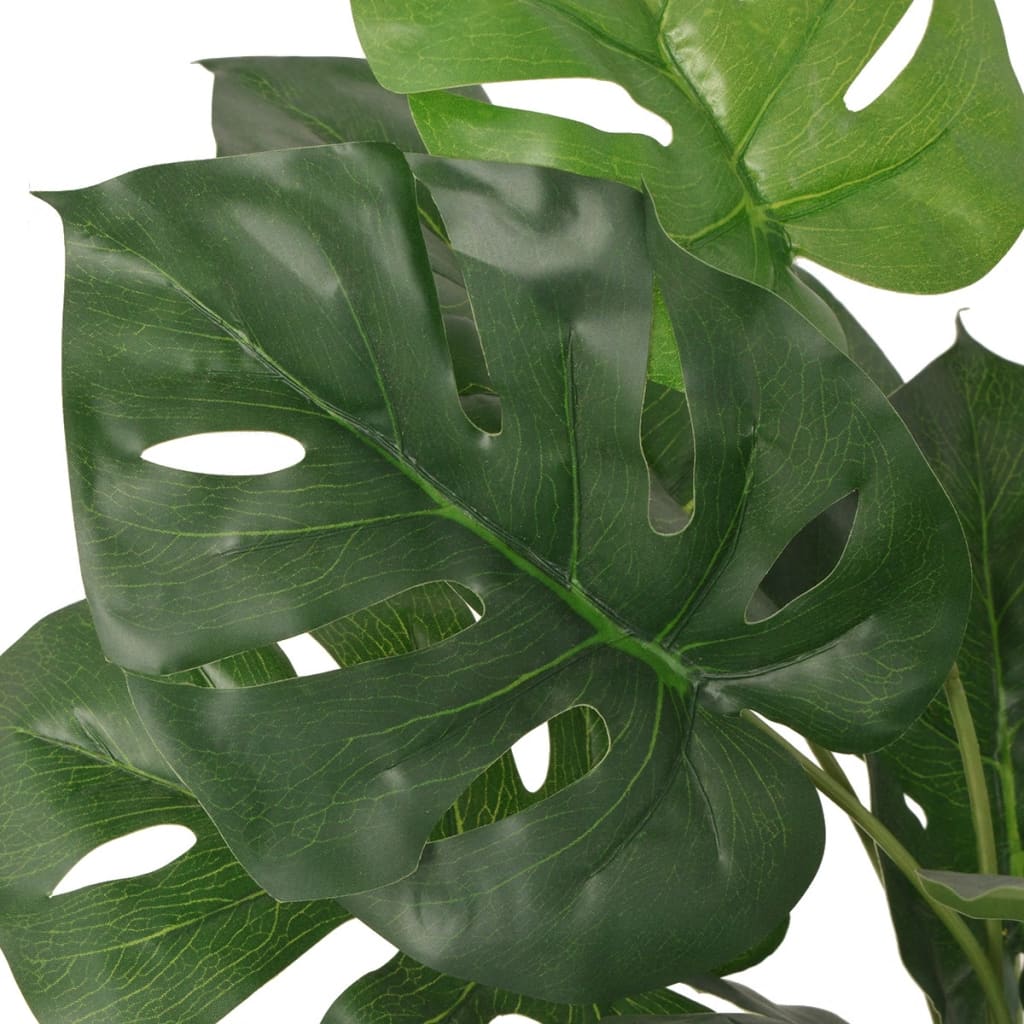 Künstliche Pflanze mit Monstera-Topf 70 cm grün