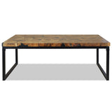 Teak Resin Coffee Table 110x60x40 cm