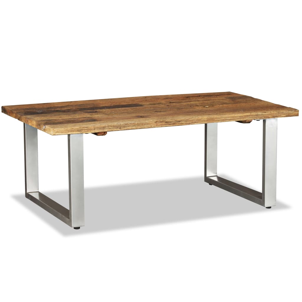 Table basse Bois de récupération massif 100x60x38 cm