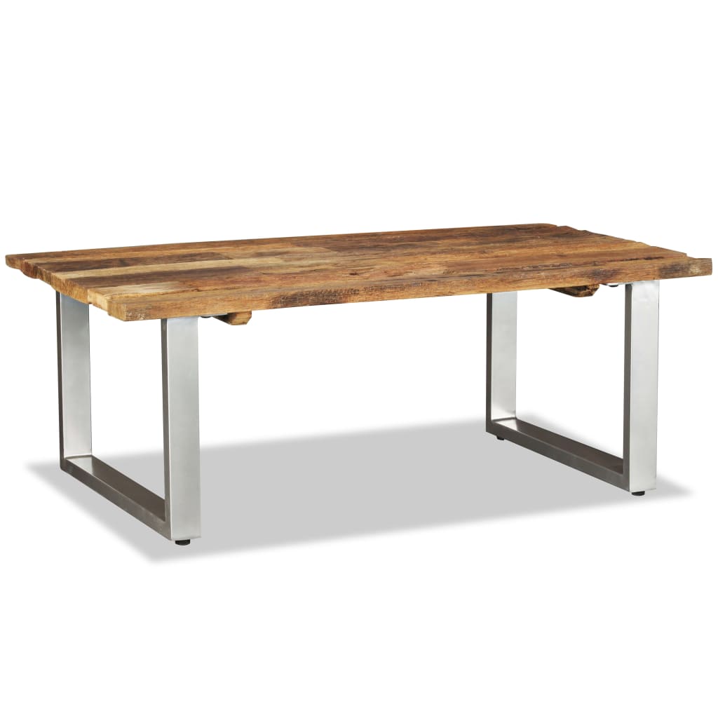 Table basse Bois de récupération massif 100x60x38 cm