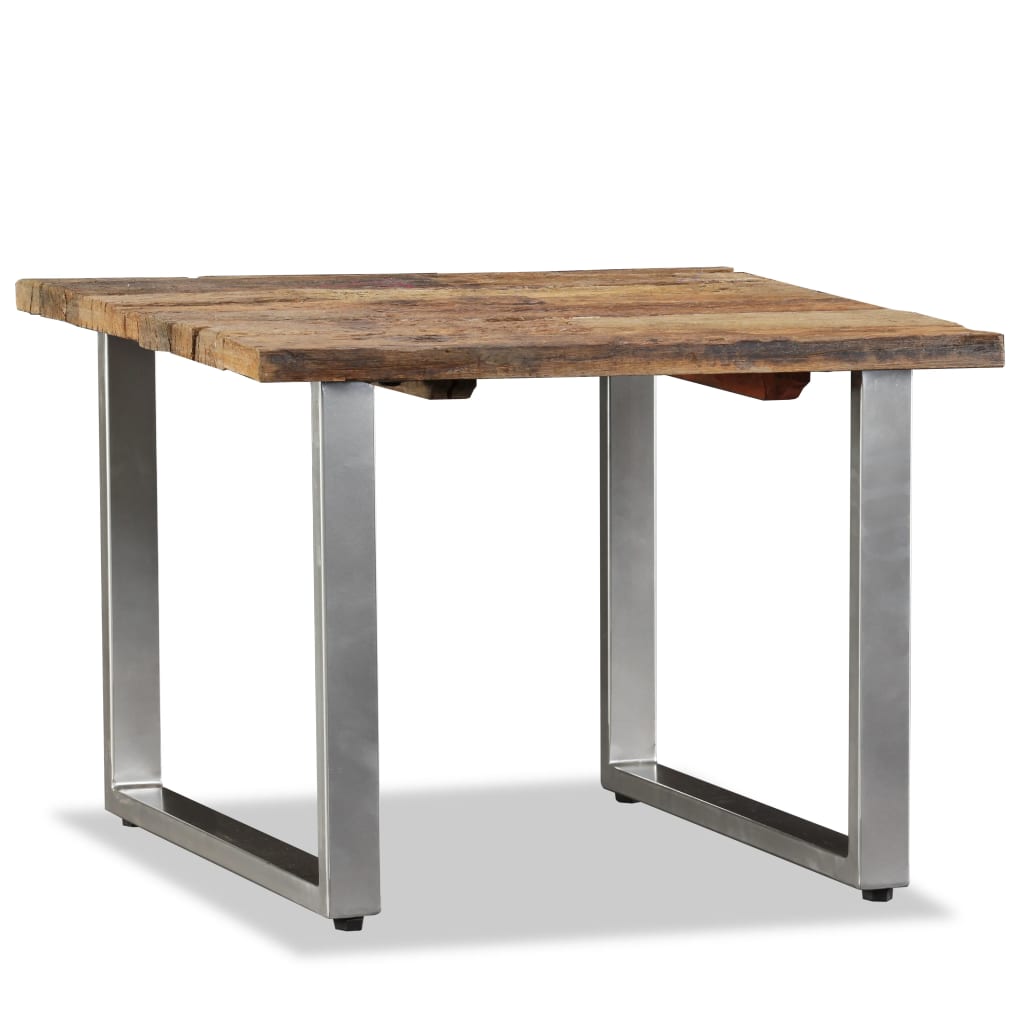 Table basse Bois de récupération massif 55x55x40 cm