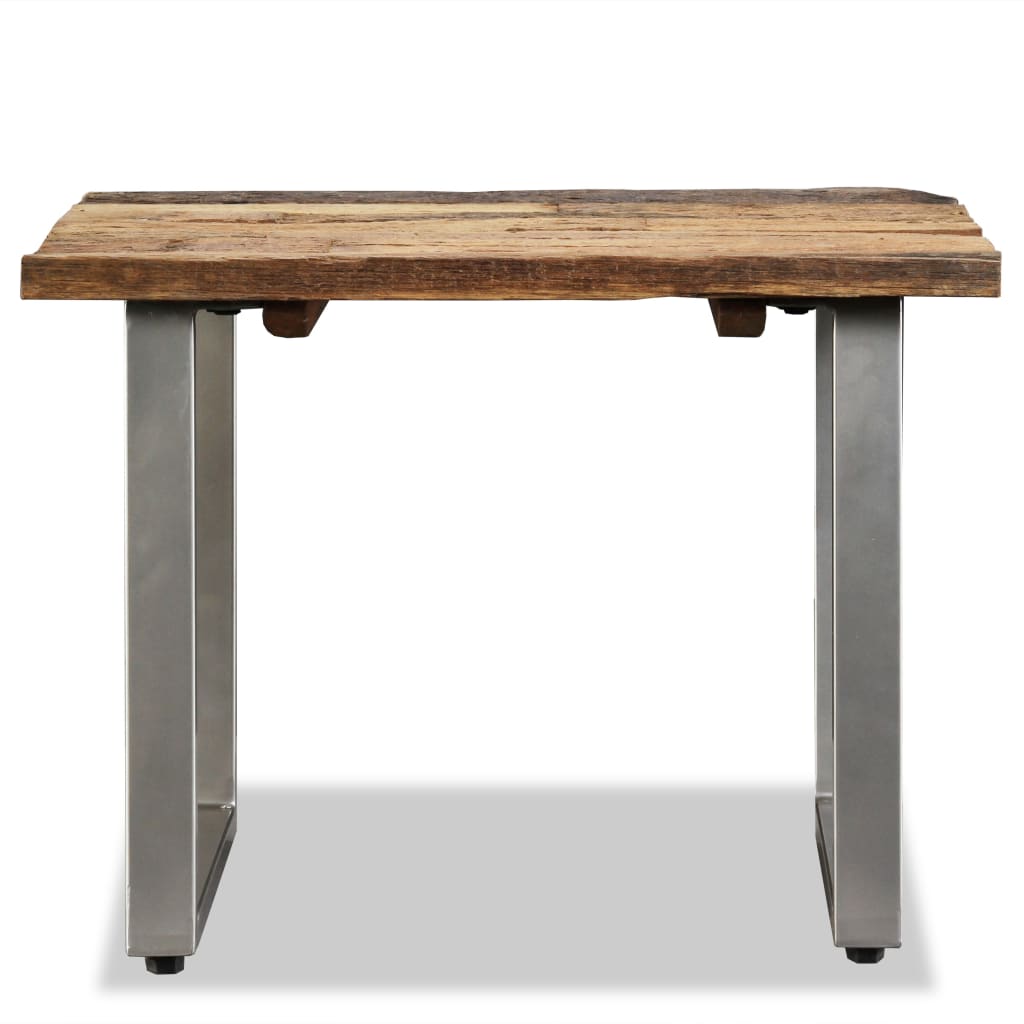 Table basse Bois de récupération massif 55x55x40 cm