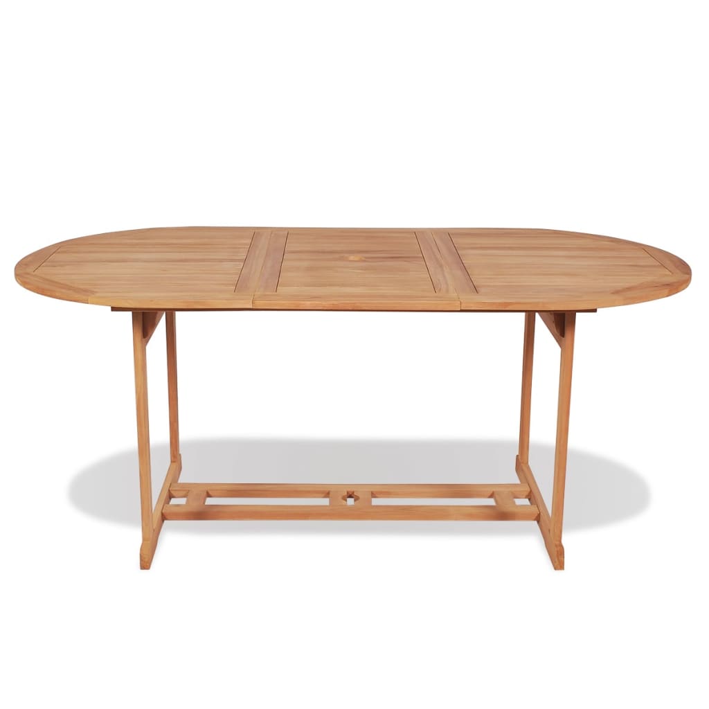 Table de jardin 180x90x75 cm Bois de teck solide