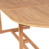 Table de jardin 180x90x75 cm Bois de teck solide