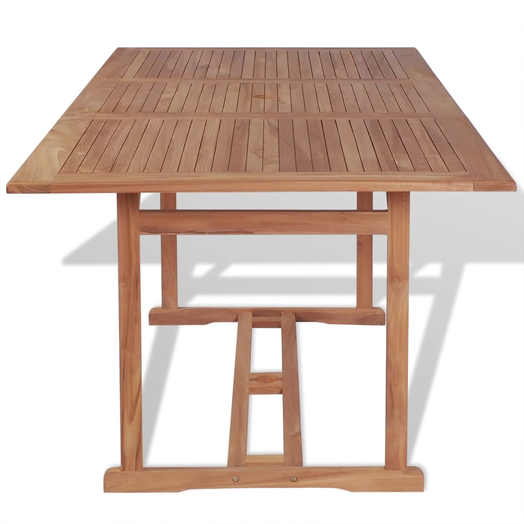 Table de jardin 180x90x75 cm Bois de teck solide