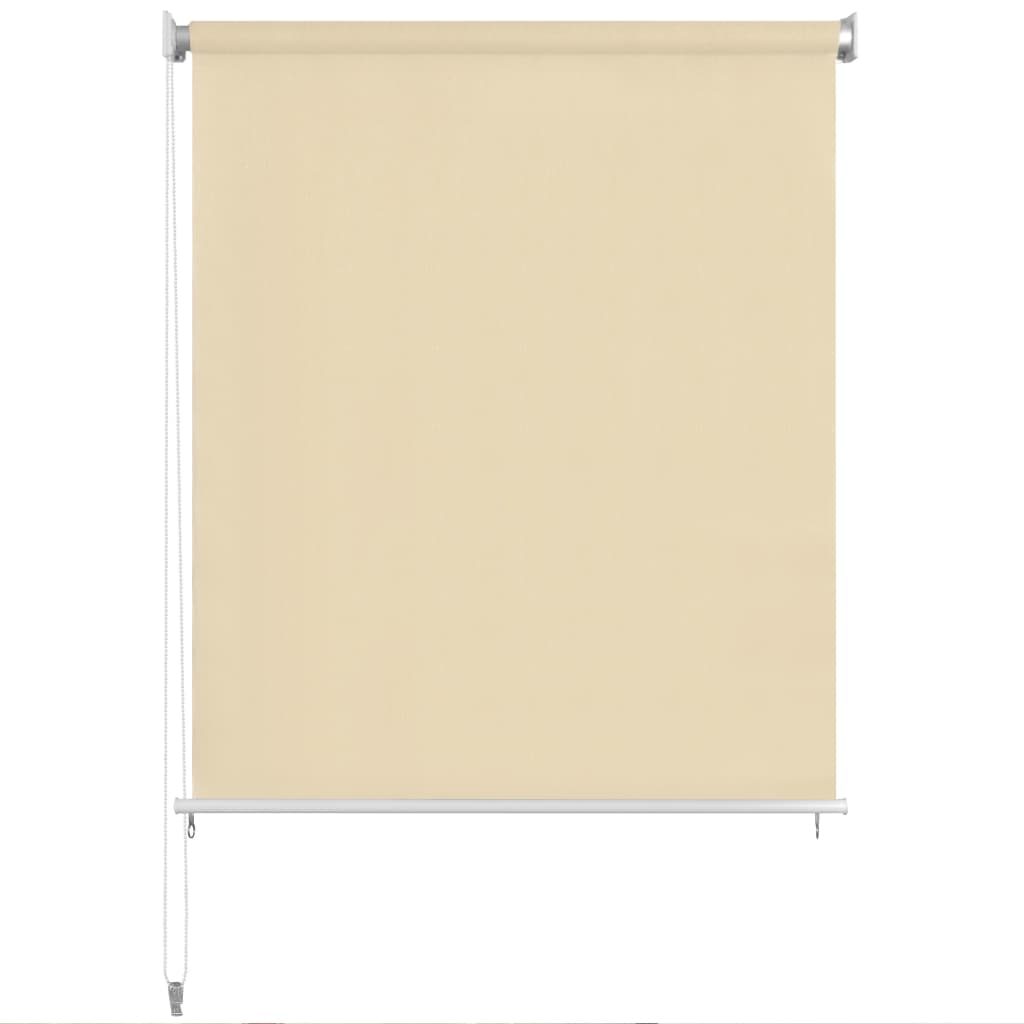 Store roulant d'extérieur 160 x 140 cm Crème