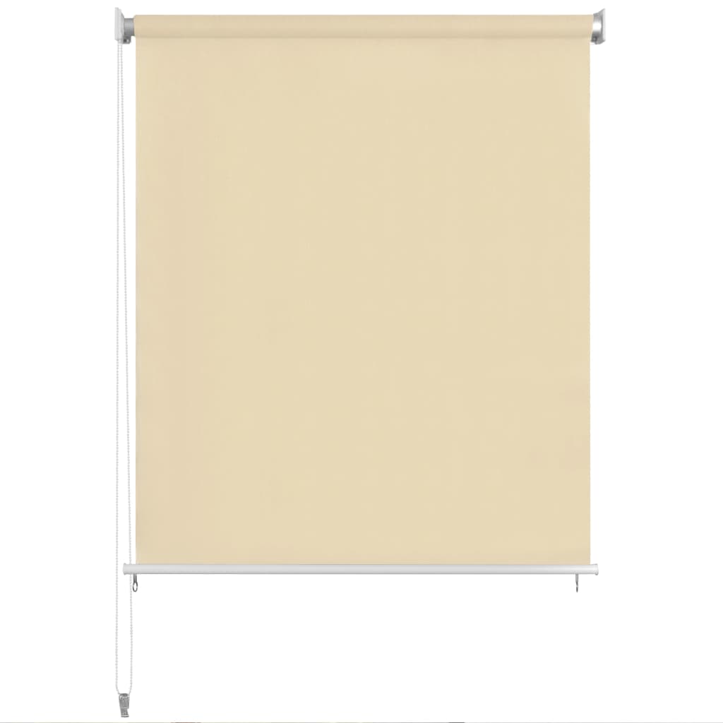 Store roulant d'extérieur 220 x 140 cm Couleur crème