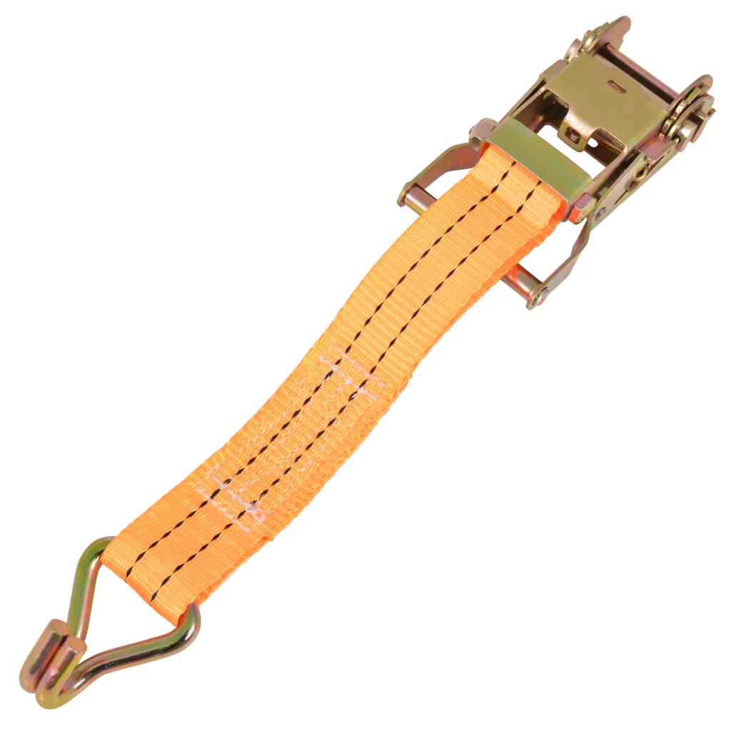 Ratschenzurrgurt 10 Stück 1 Tonne 6 m x 38 mm Orange